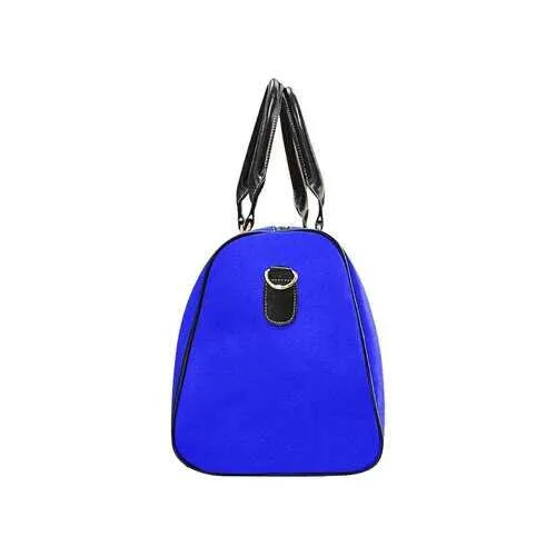 Royal Blue, Black Shoulder Strap New Waterproof Travel Bag