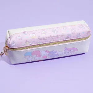 Sanrio Characters Line Up Double Pocket Pen Case