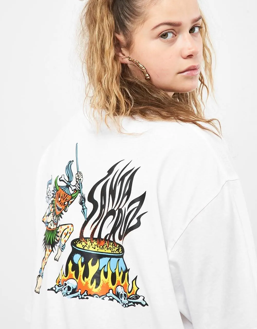 Santa Cruz Witch Doctor UK EXCLUSIVE T- Shirt - White