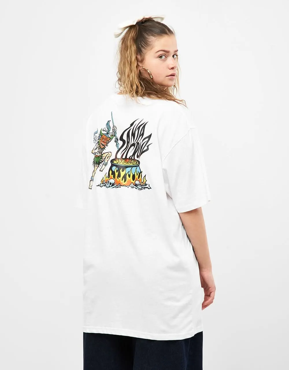 Santa Cruz Witch Doctor UK EXCLUSIVE T- Shirt - White