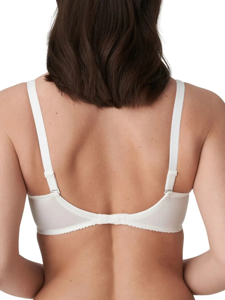 Satin Non Padded Full Cup Bra - Natural