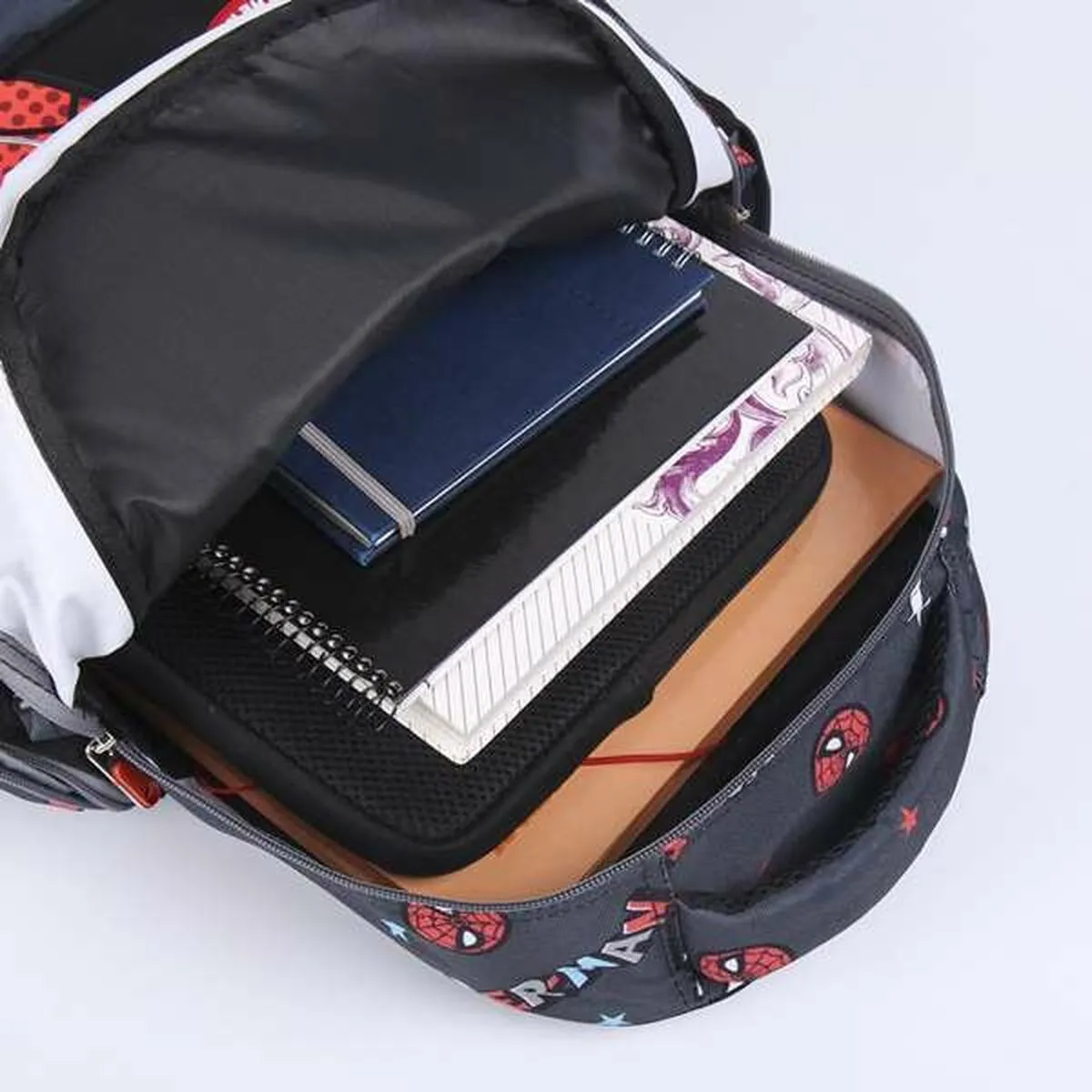 School Bag Spider-Man Black Multicolour