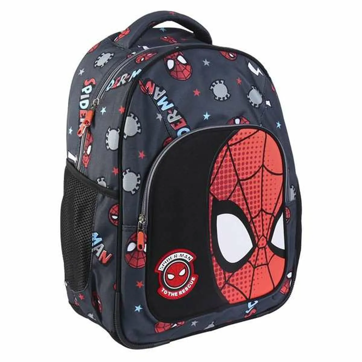 School Bag Spider-Man Black Multicolour