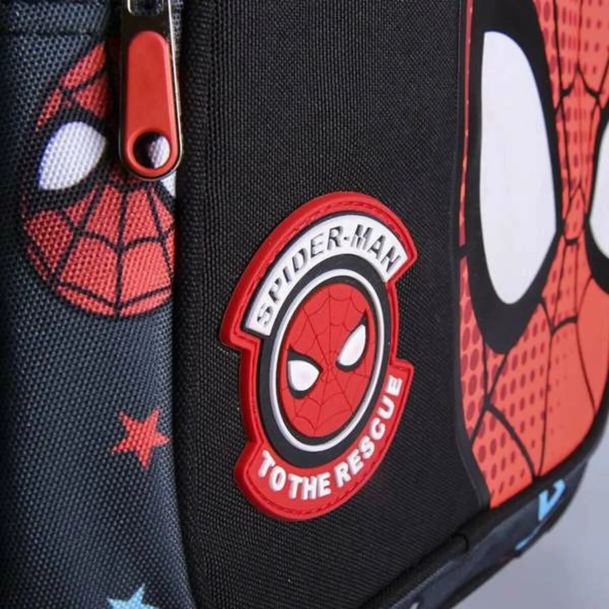 School Bag Spider-Man Black Multicolour