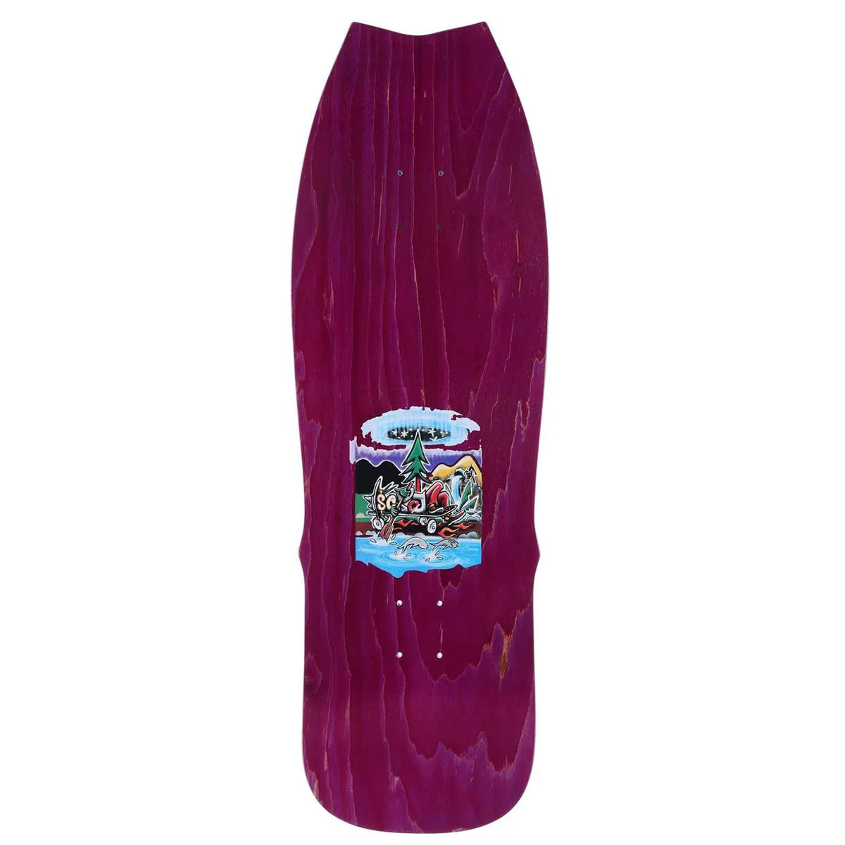 Scram Skates Lupe Citizen Fish Skateboard Deck - 10.5 (Black)