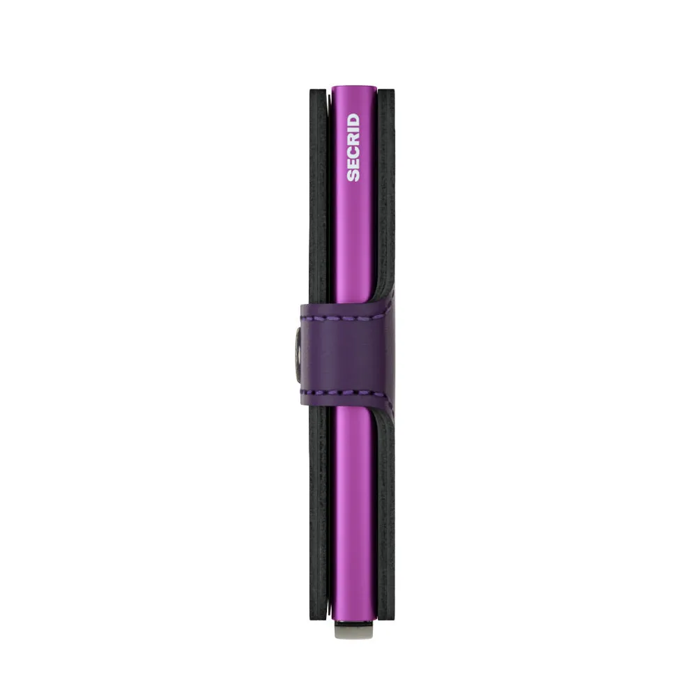 Secrid Miniwallet Matte dark purple-fuchsia