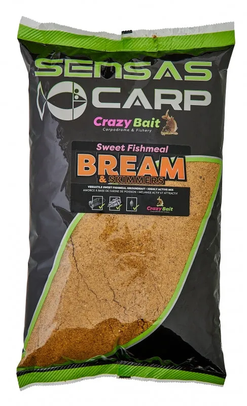 Sensas Sweet Fishmeal Bream & Skimmer Groundbait 1kg