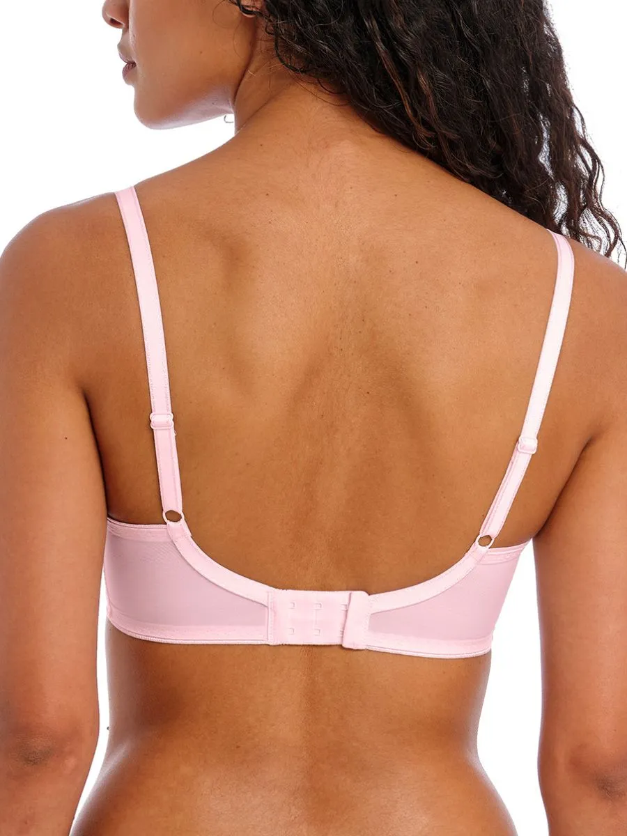Signature Padded Plunge Bra - Barely Pink
