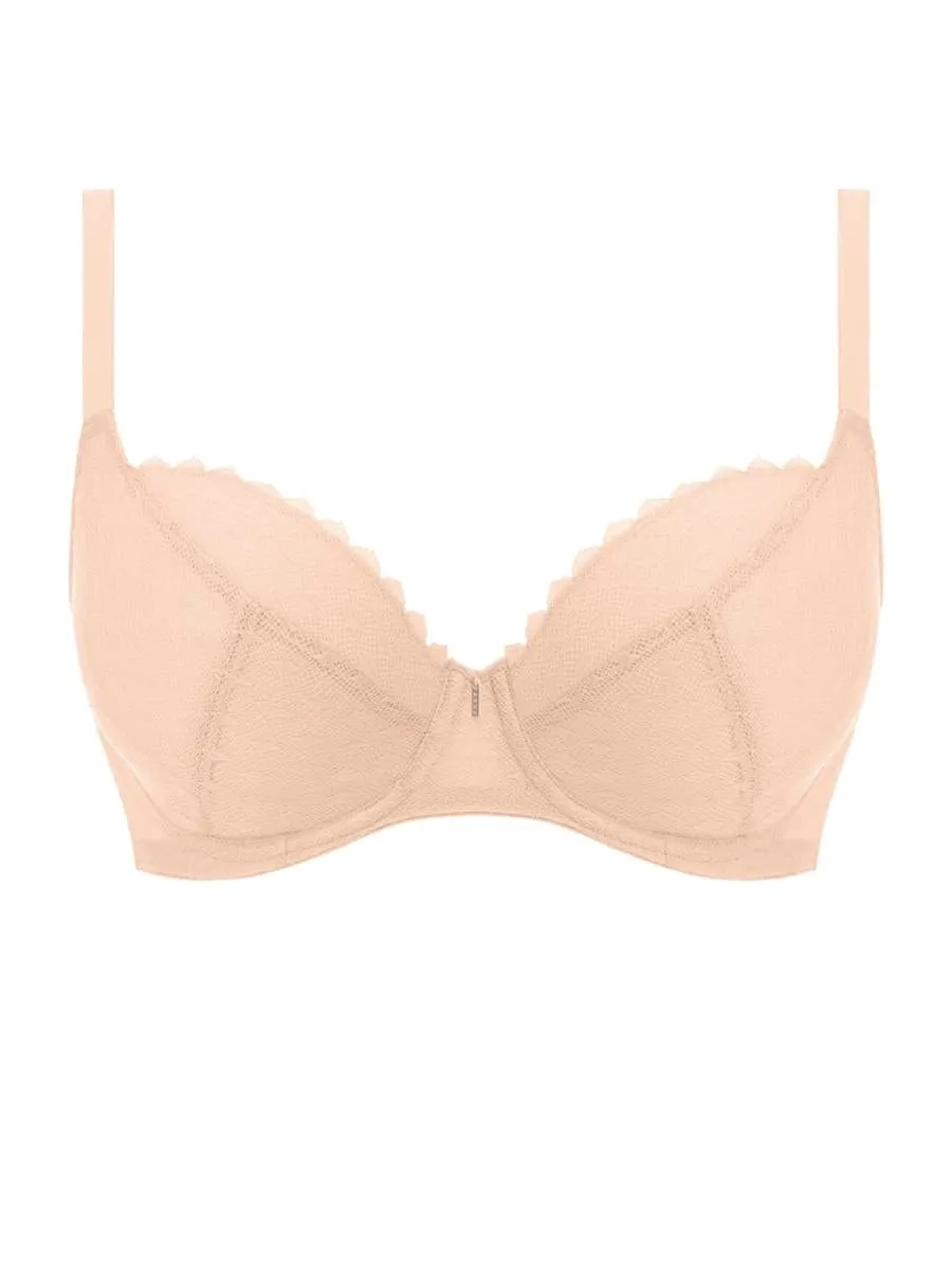 Signature Padded Plunge Bra - Natural Beige