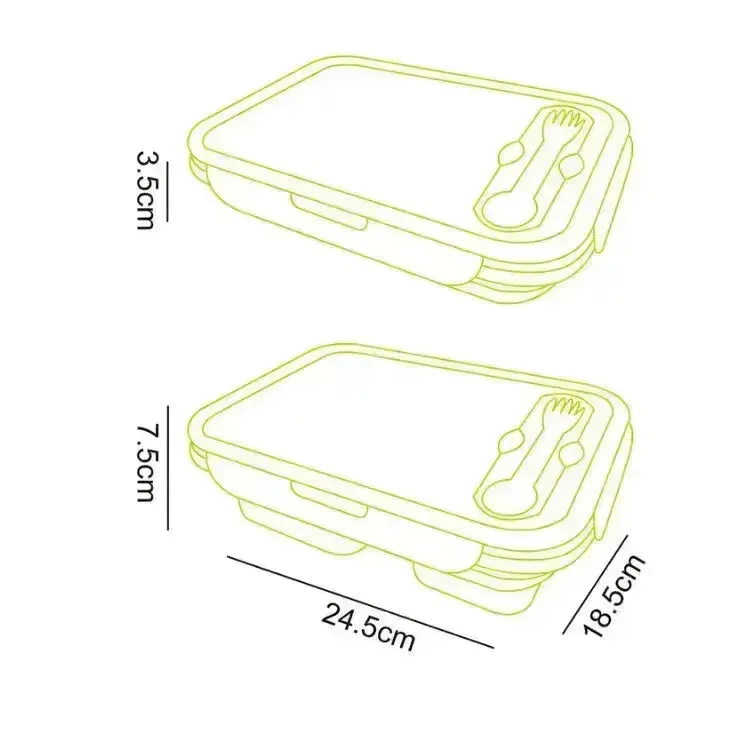 Silicone lunch box