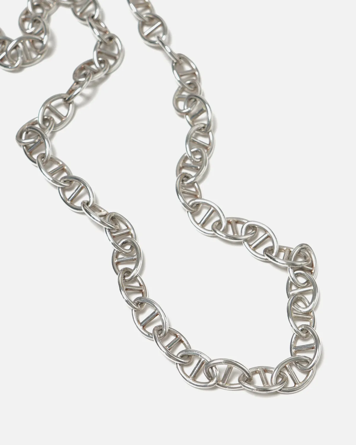 Silver Anchor Chain Necklace