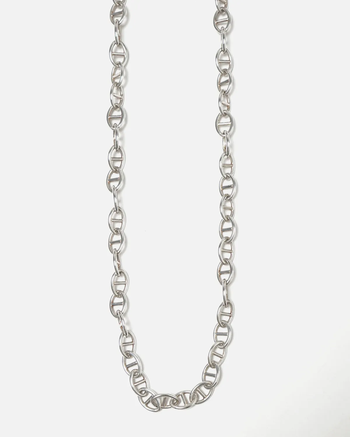 Silver Anchor Chain Necklace
