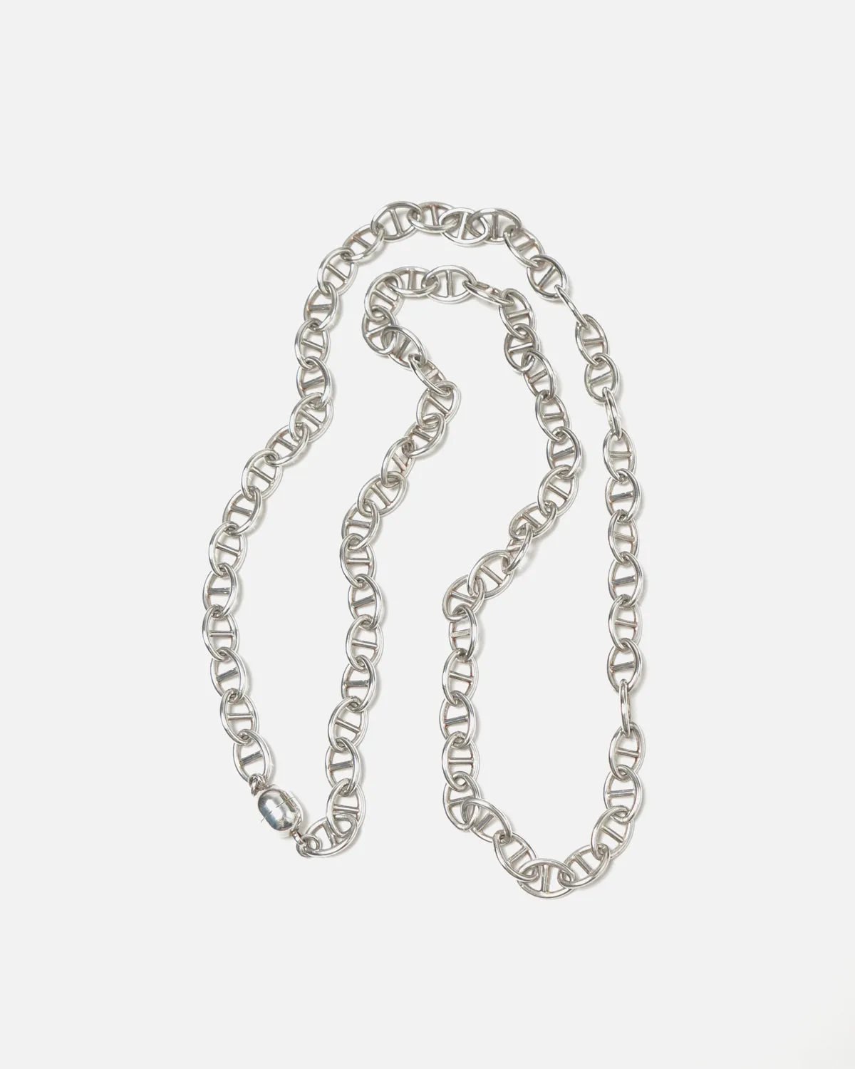 Silver Anchor Chain Necklace