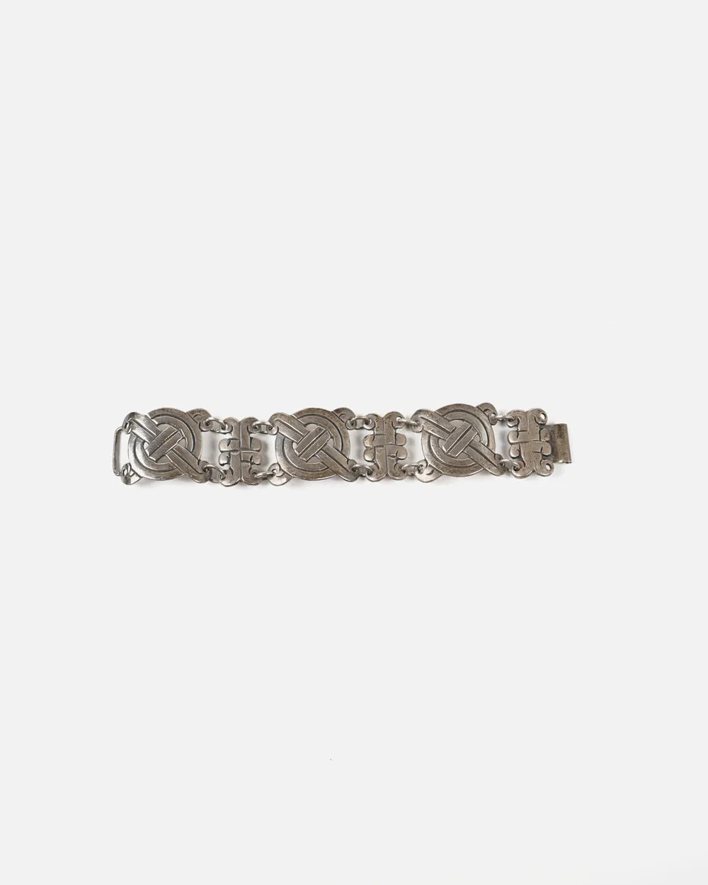 Silver Aztec Bracelet