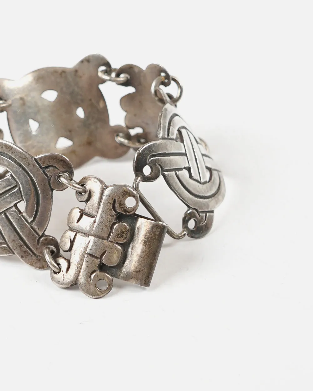 Silver Aztec Bracelet