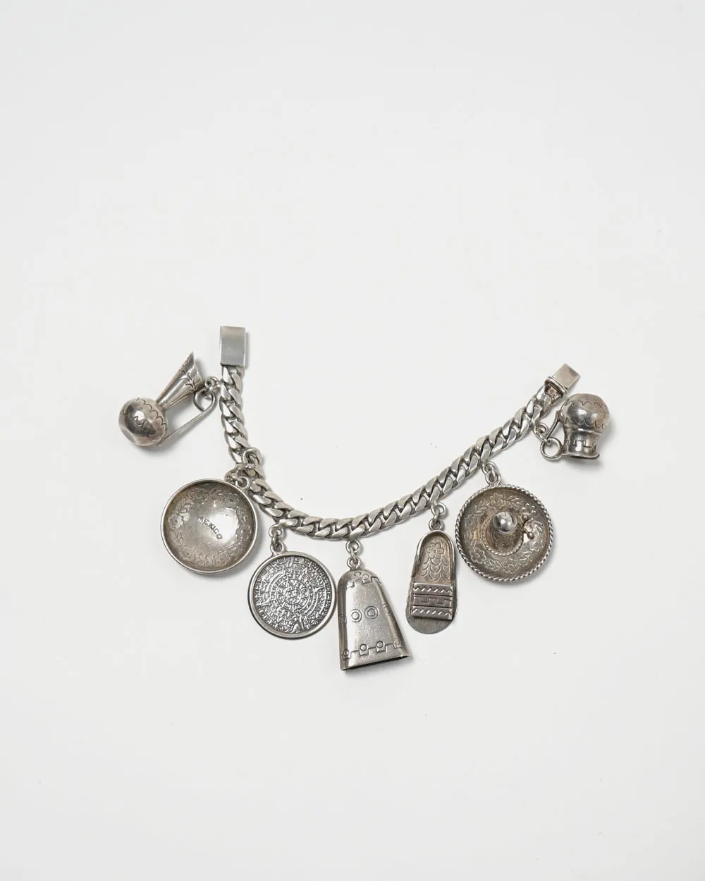 Silver Bracelet w/ Charms