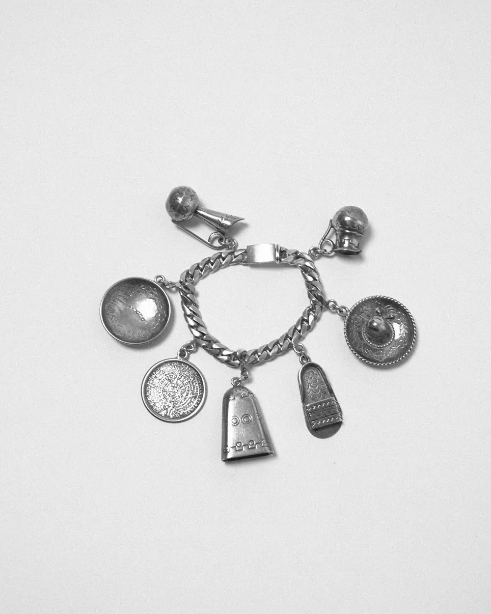 Silver Bracelet w/ Charms
