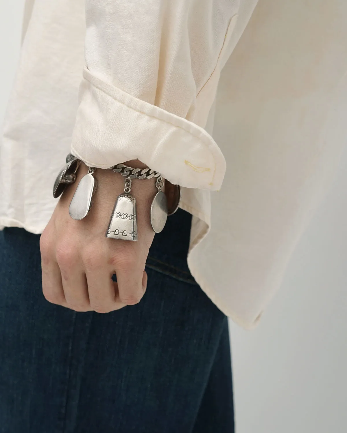 Silver Bracelet w/ Charms