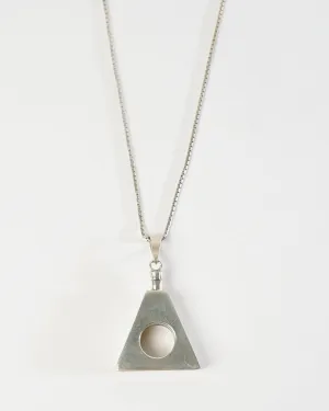 Silver Chain Necklace w/ Perfume Charm