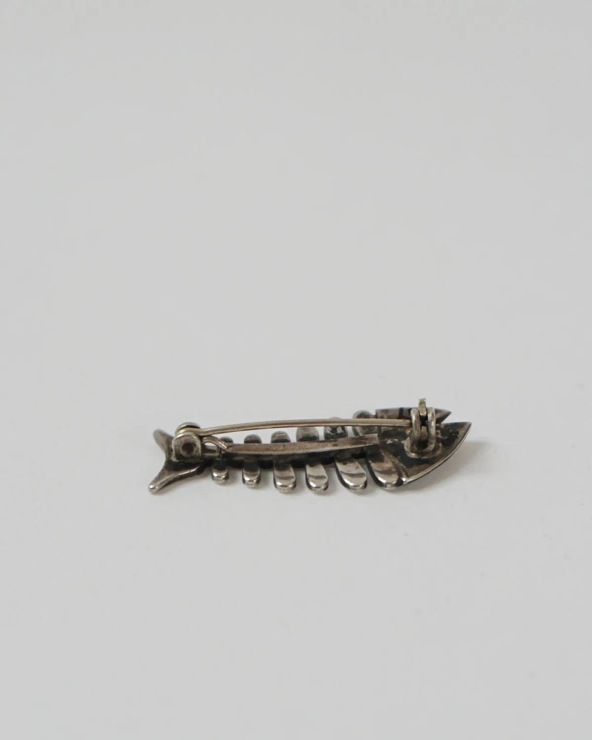 Silver Fish Brooch / Pin