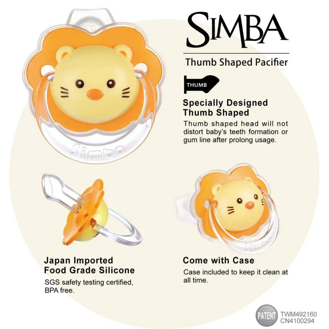 Simba Thumb Shaped Pacifier (0m )