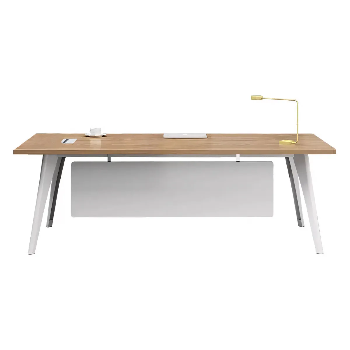 Single-Person Executive Office Desk and Chair Combination