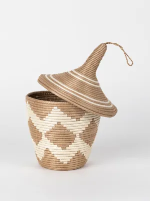 Sisal Peace Basket in Chevron