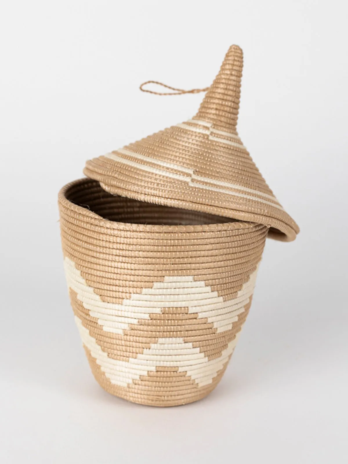 Sisal Peace Basket in Chevron