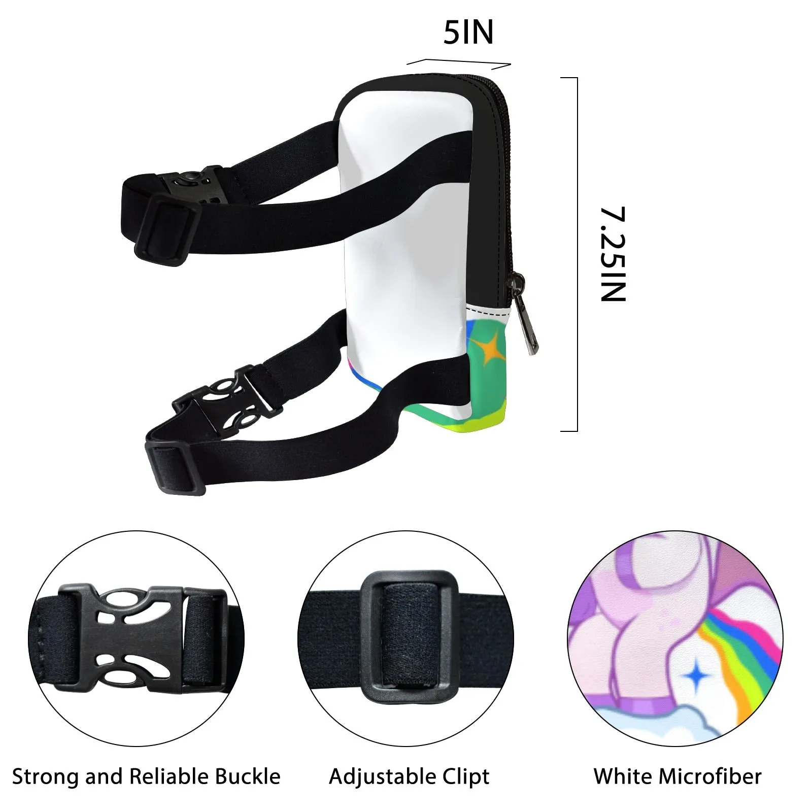Sitting Rainbows Thigh Bag Thigh Bag
