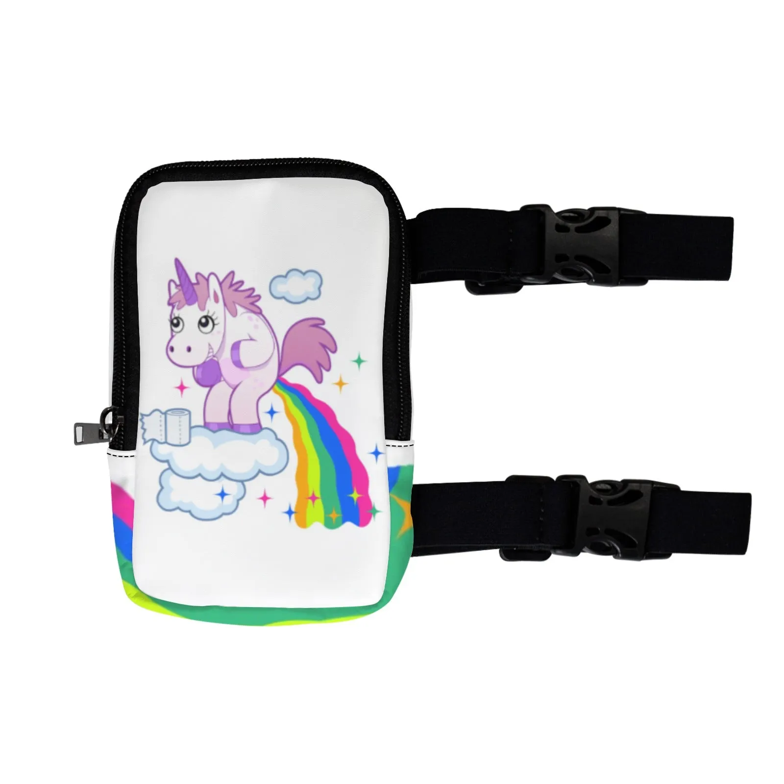 Sitting Rainbows Thigh Bag Thigh Bag