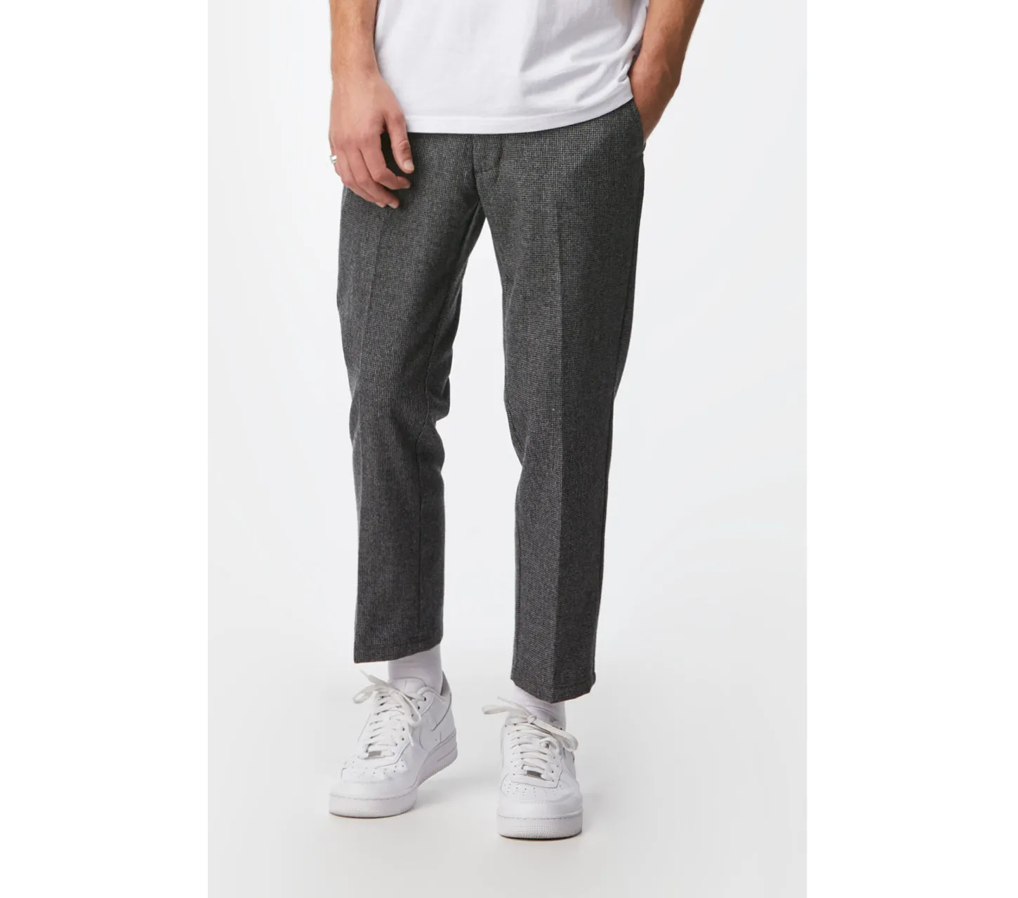 Slim Kobe Pant - Grey Houndstooth