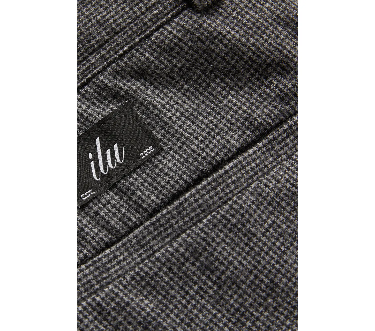 Slim Kobe Pant - Grey Houndstooth