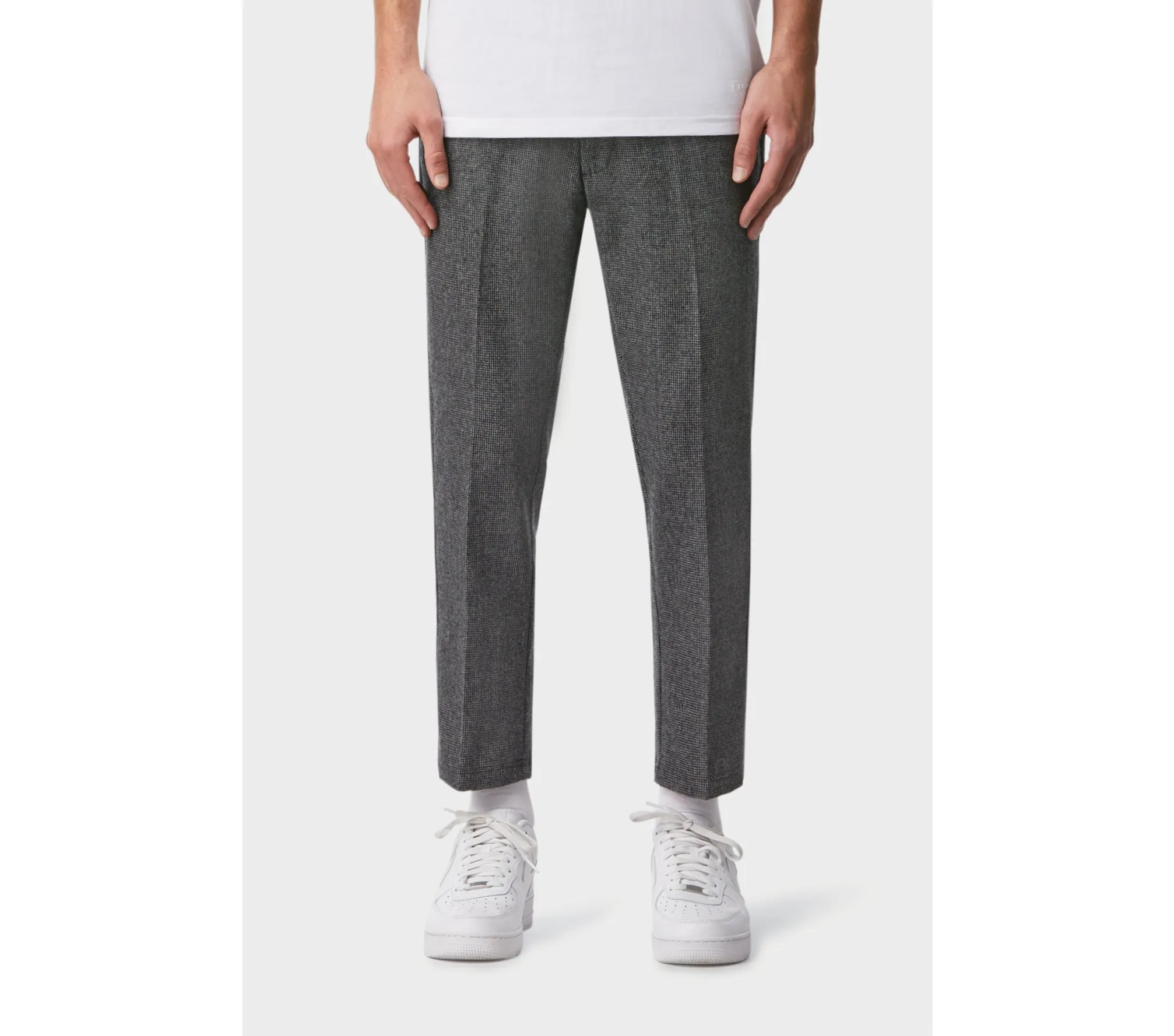 Slim Kobe Pant - Grey Houndstooth