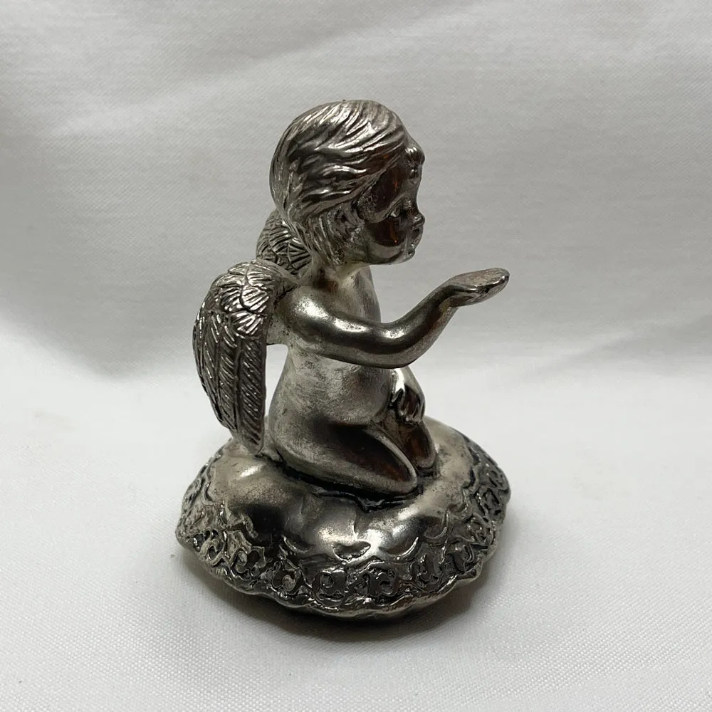 Sliverplate Cherub Ring Holder - Vintage