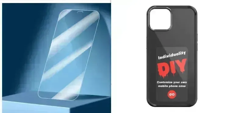 Smart Ink Screen Couple Phone Case NFC Sensor Projection Screen
