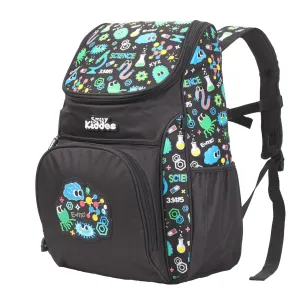 Smily "u" Shape  Backpack Black
