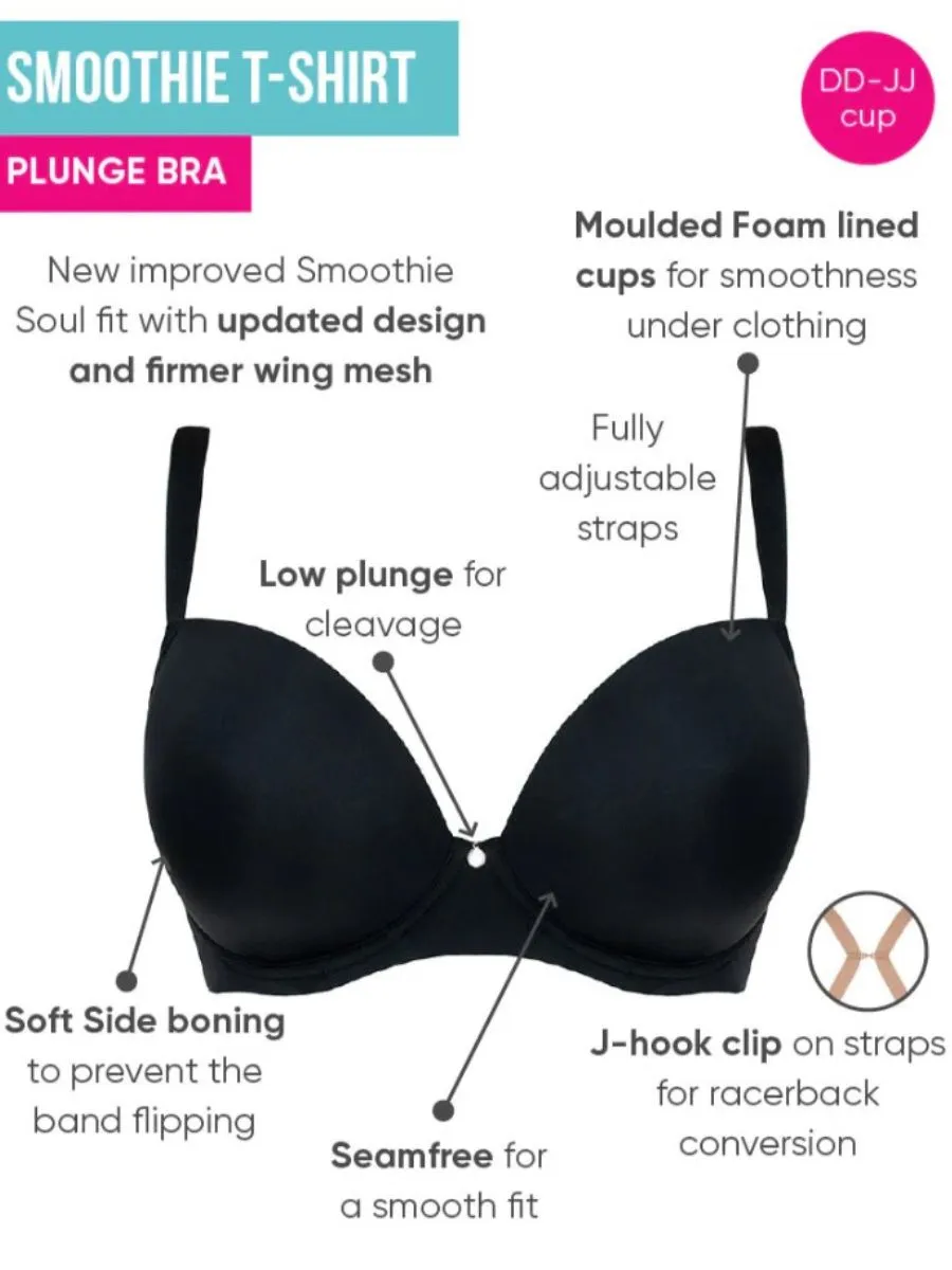 Smoothie T-Shirt Bra - Black