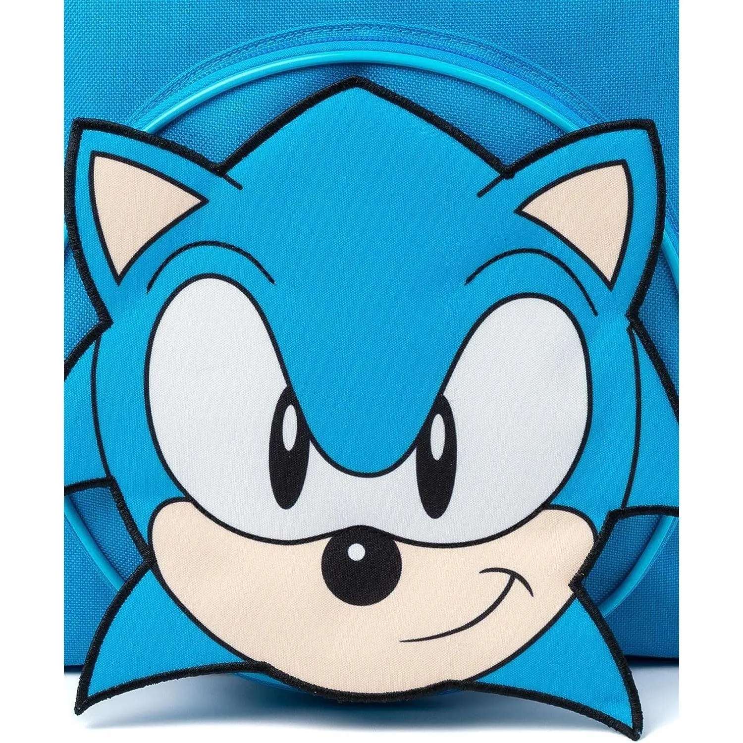 Sonic The Hedgehog Backpack Set Kids 4 Piece | Blue Tails Animated Character School Bag Lunch Box Pencil Case Water Bottle