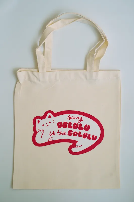 Stickerrific | Delulu Tote Bag