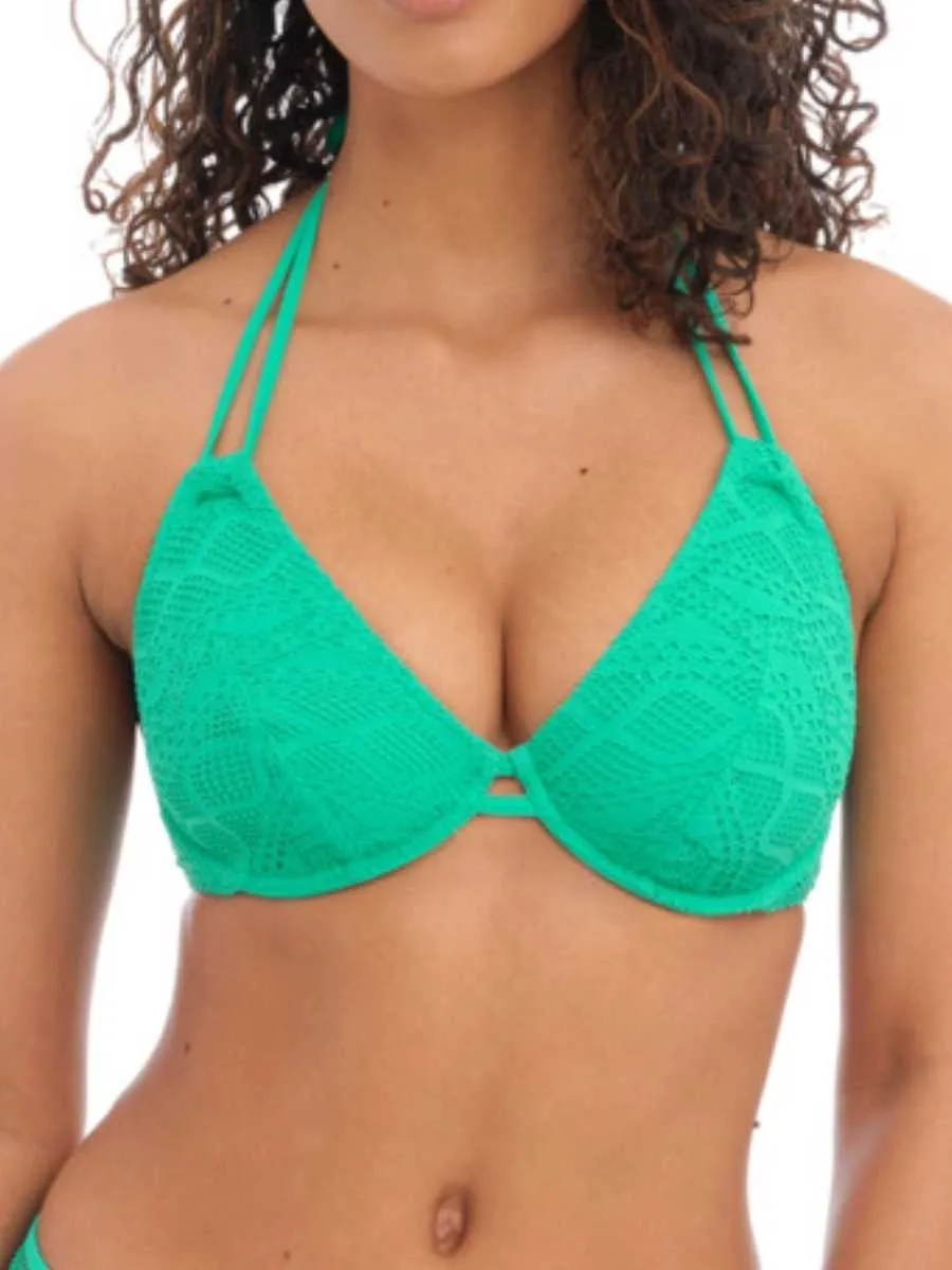 Sundance Halterneck Bikini Top - Jade