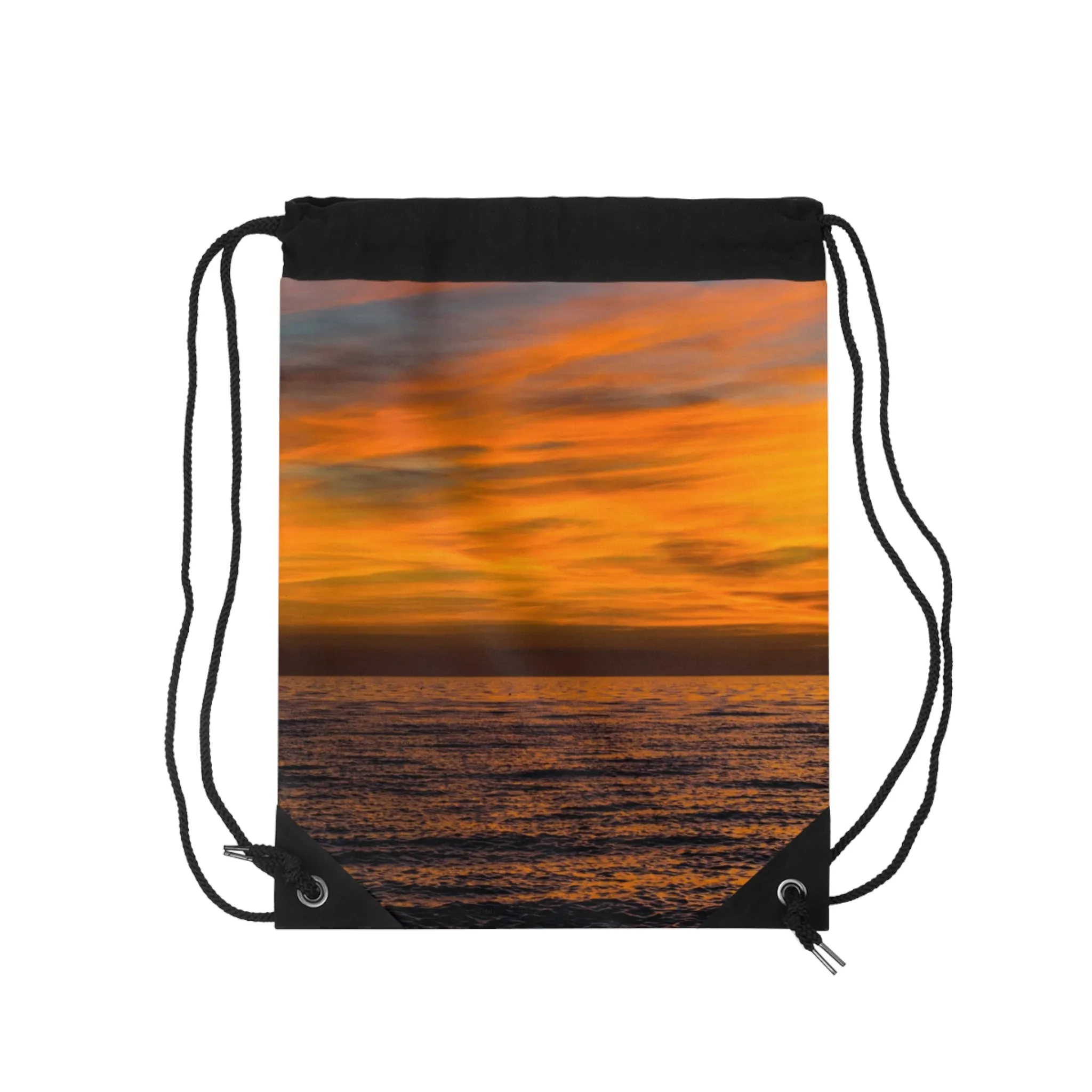 Sundown - Drawstring Bag Lightweight Gym Bag for Gym, Store, or Beach  School Gym Bag