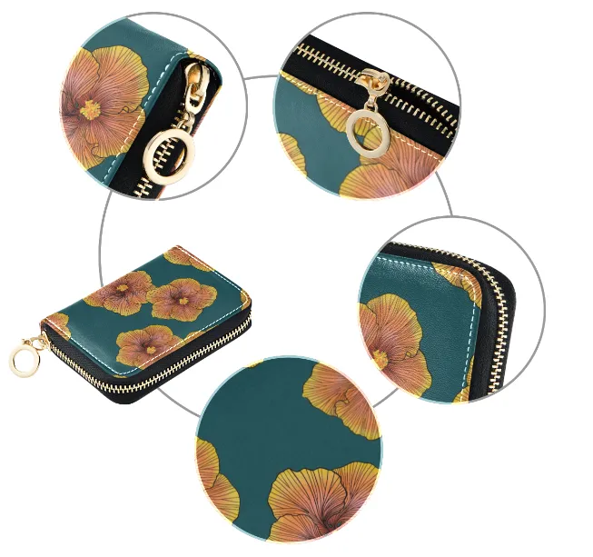 Sunrise Hibiscus - Mini Wallet