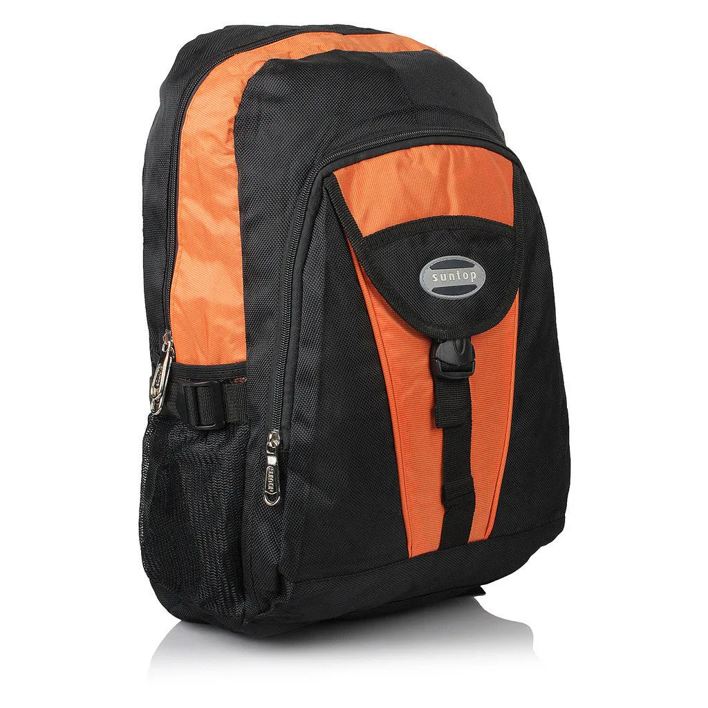 Suntop A16 21 L Backpack(Black and Orange)