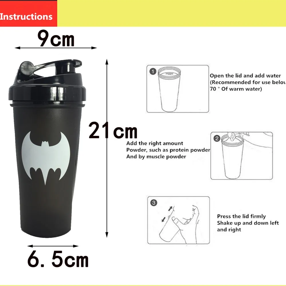 Super Heroes Shaker Bottle
