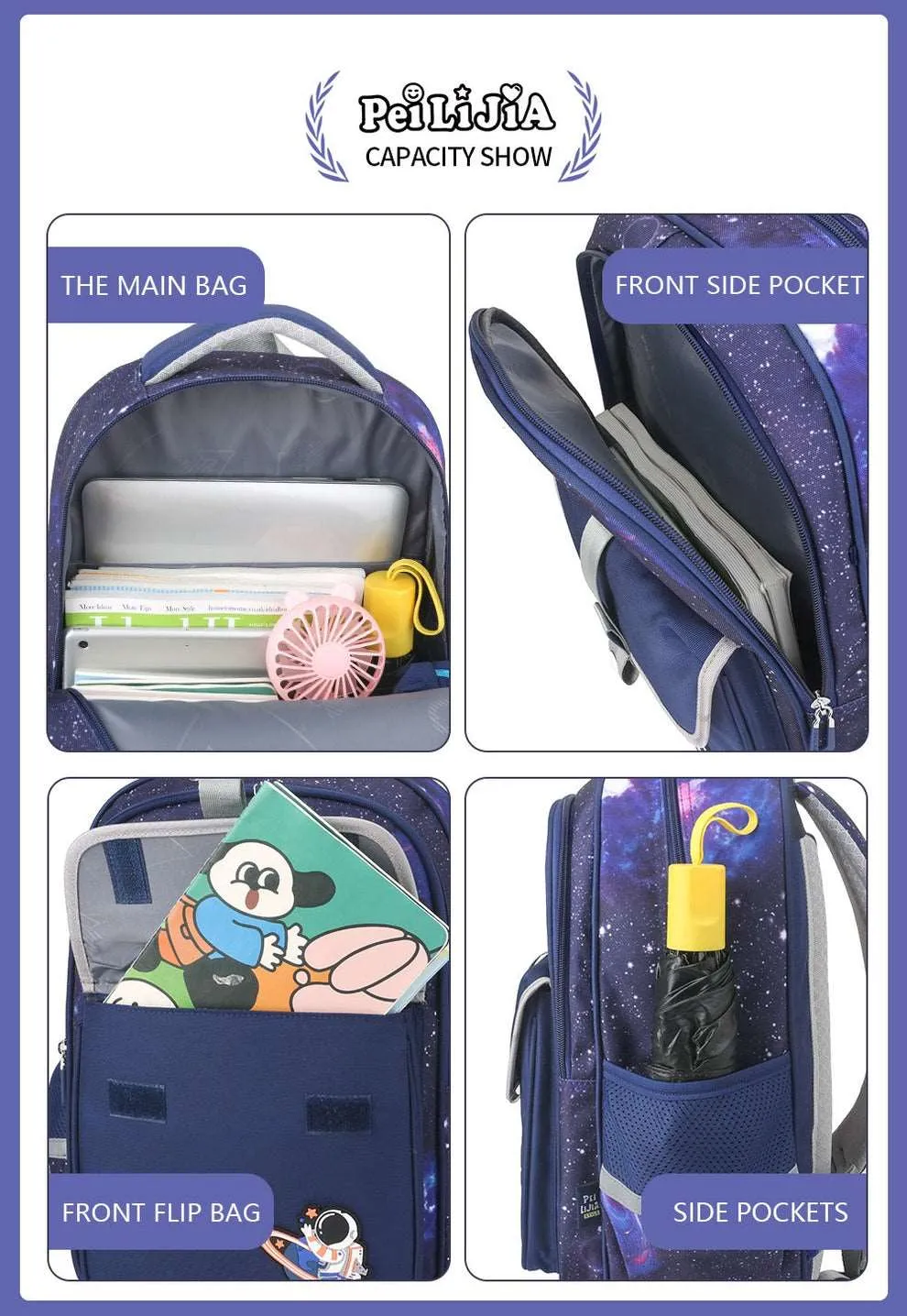 Super Space School Backpack