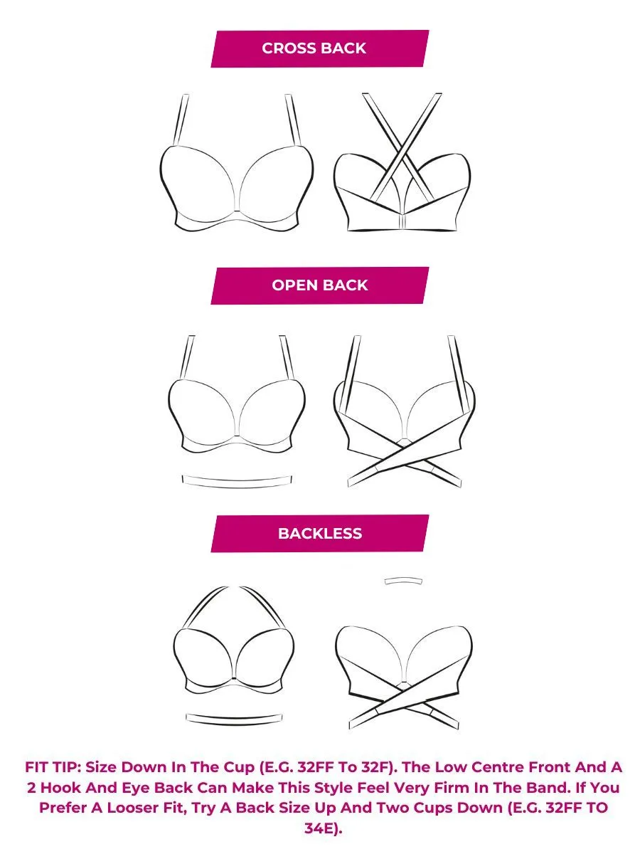 Superplunge Multiway Plunge Bra - Black