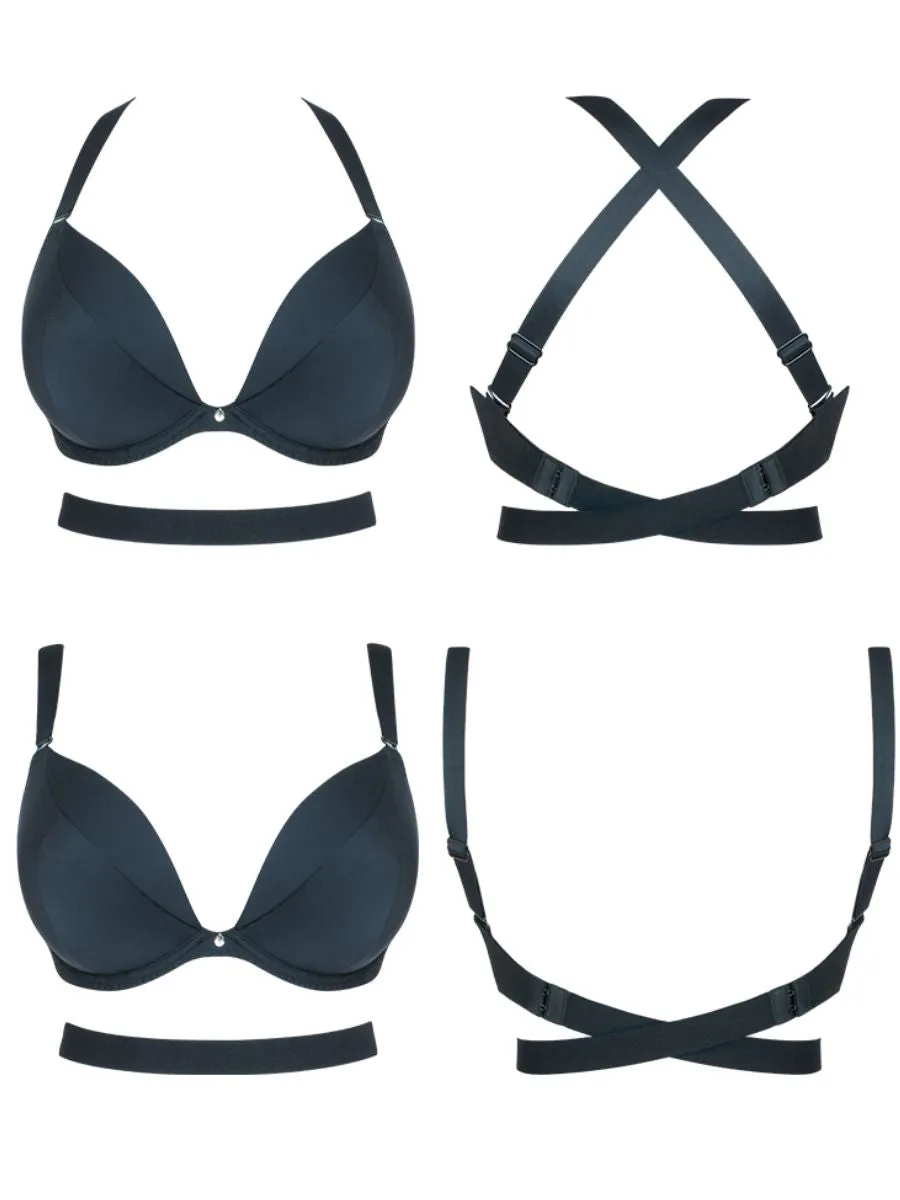 Superplunge Multiway Plunge Bra - Black