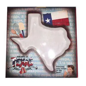 Texas Shaped Baking Dish - White