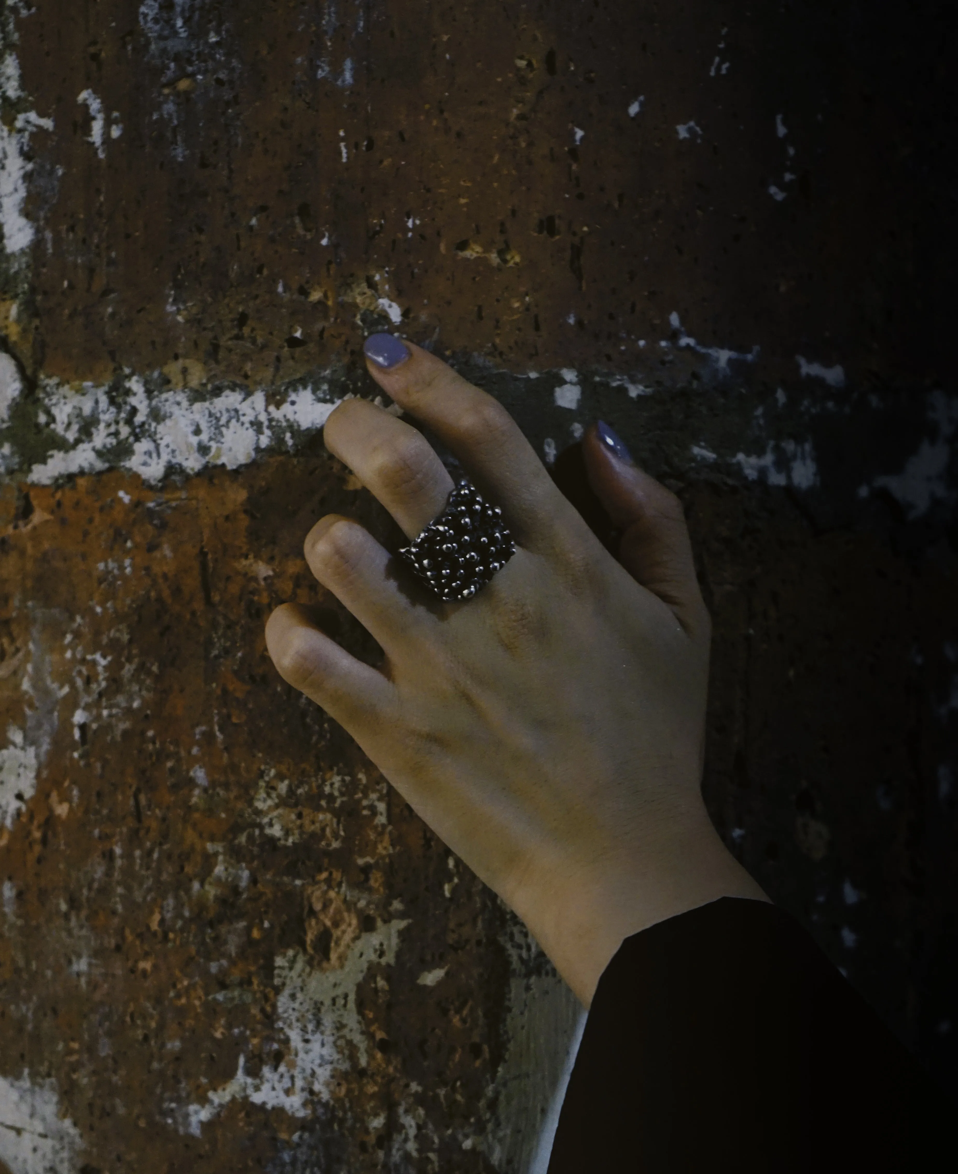 Textured Adjustable Ring