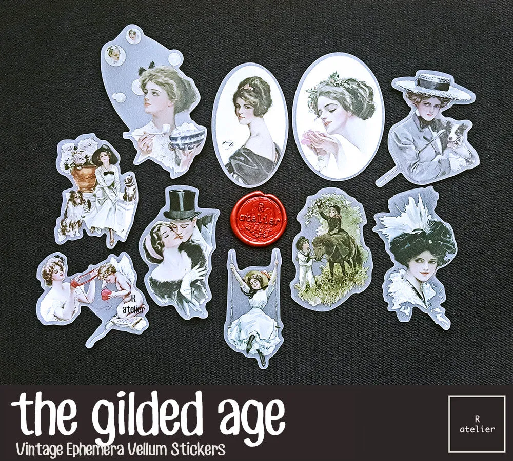 The Gilded Age | Decorative Scrapbooking Stickers